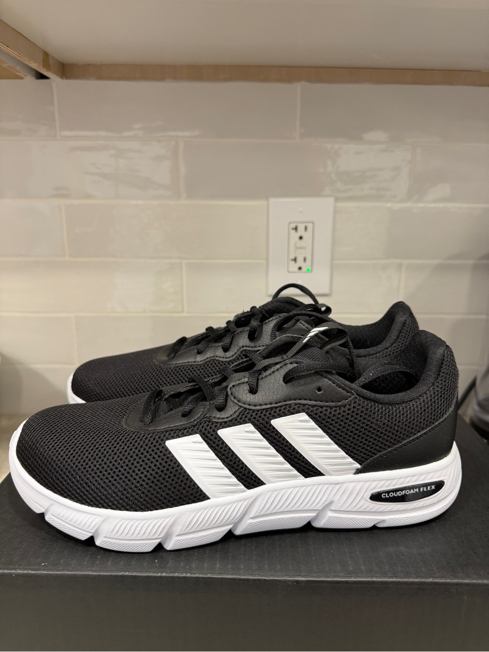 Adidas Cloudfoam Flex Shoes Mens Size 8.5 Brand New Wide Fit